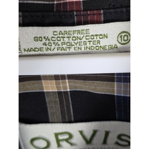 Orvis Women’s Size 10 Plaid Long Sleeve Button Up Shirt - Picture 5 of 7